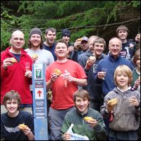 Volunteers Serve Up Mushroom Pie At Glentress